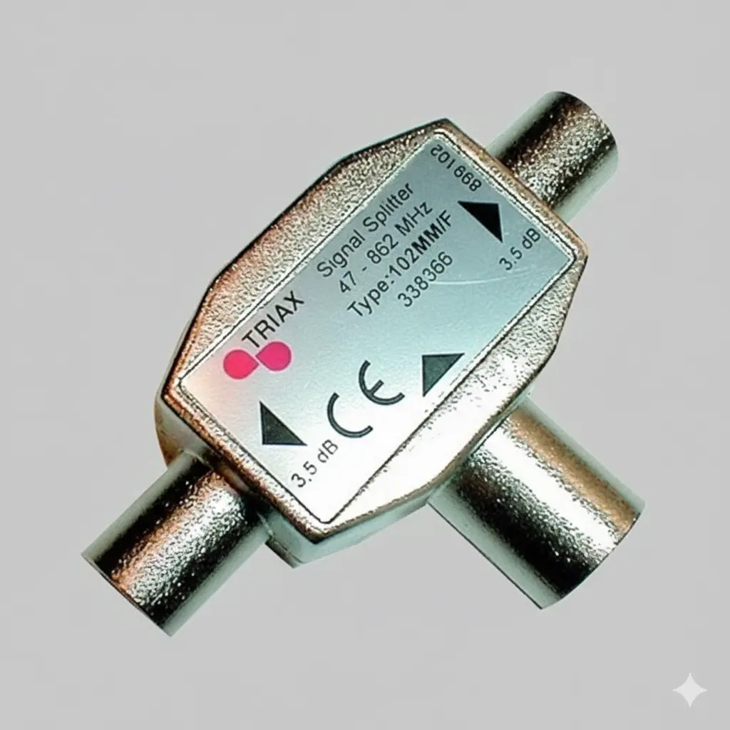 2-way coaxial splitter