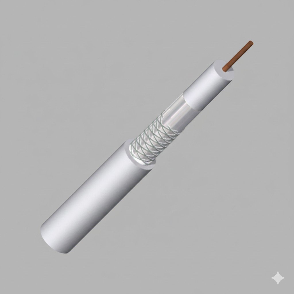 RG6 PVC Wh CCS-Al 305m reel (INDOOR)