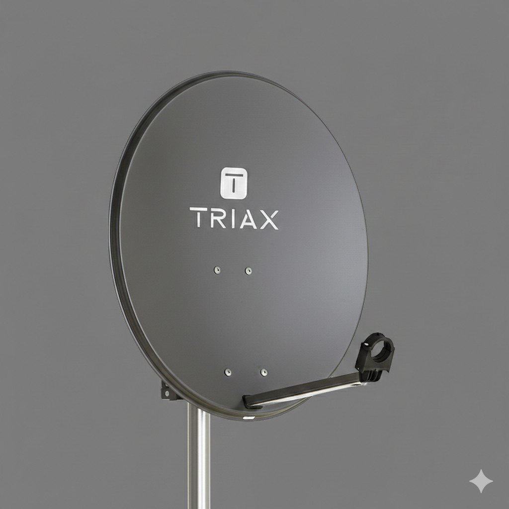 TDS 65A Satellite Dish – Single Box, RAL7012, Galv Steel