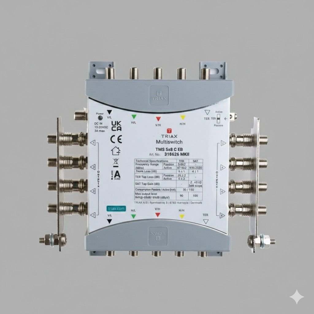TRIAX TMS 5×8 C EB Cascadable Multiswitch | TRIAX Multiswitch