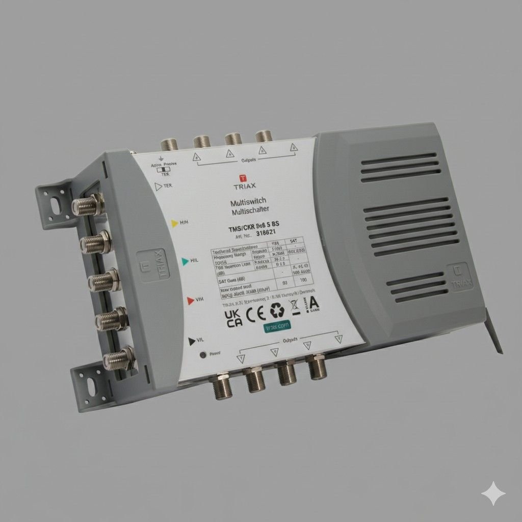 TMSCKR 5×8 BS, 5 Input 8 Outputs, Quad+Quattro LNB support