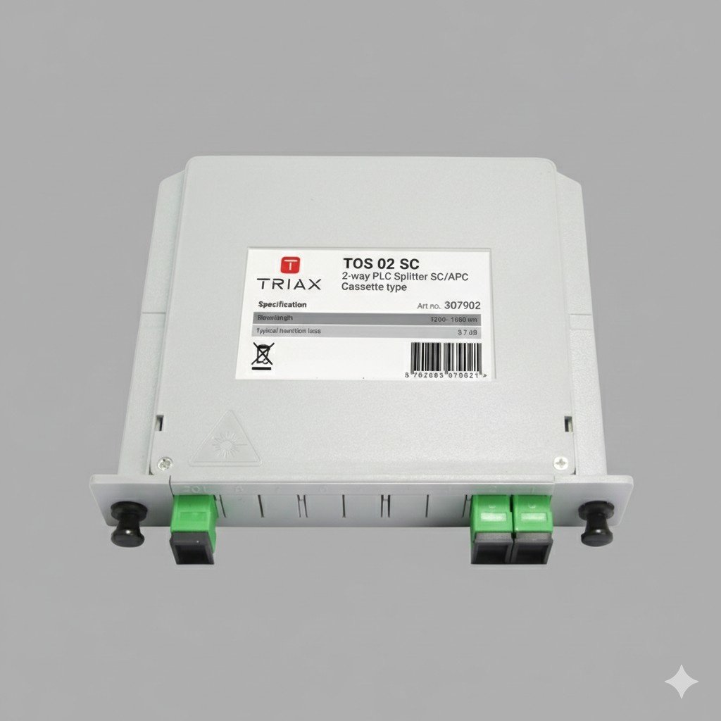 TOS 02 SC, 2 Way PLC Splitter SCAPC