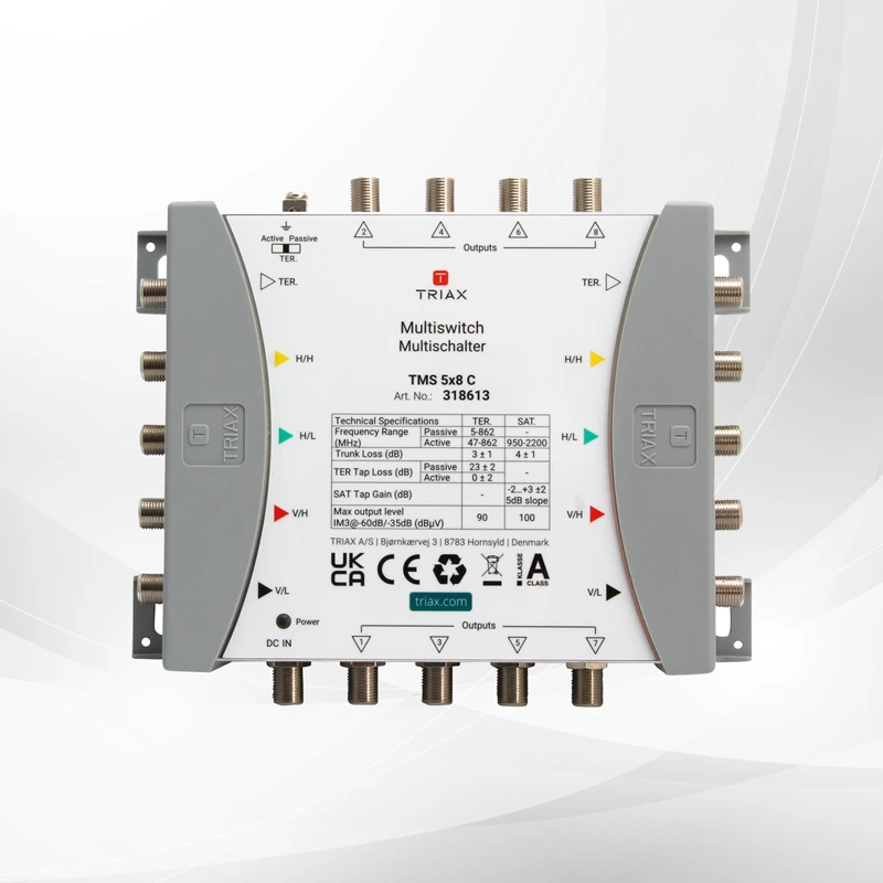TRIAX TMS 5×8 C cascade multiswitch