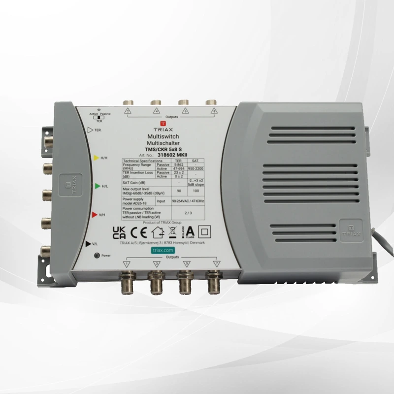 TRIAX TMSCKR 5×8 S multiswitch
