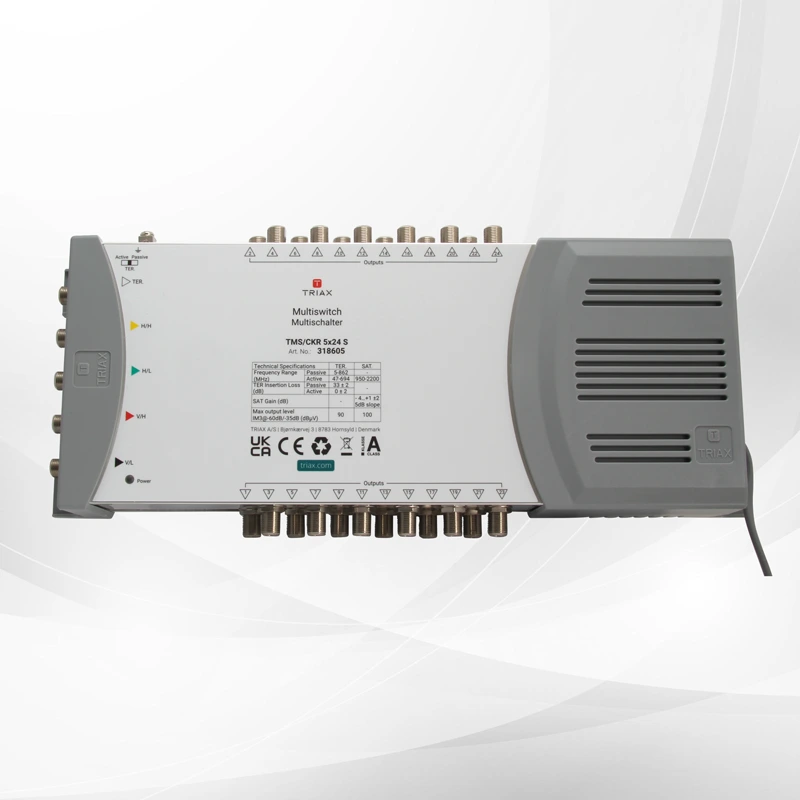 TRIAX TMSCKR 5×24 S standalone multiswitch