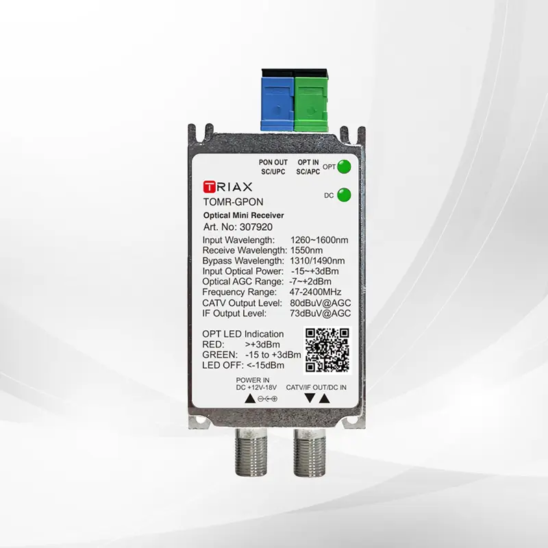 TRIAX TOMR-GPON Optical Mini Receiver