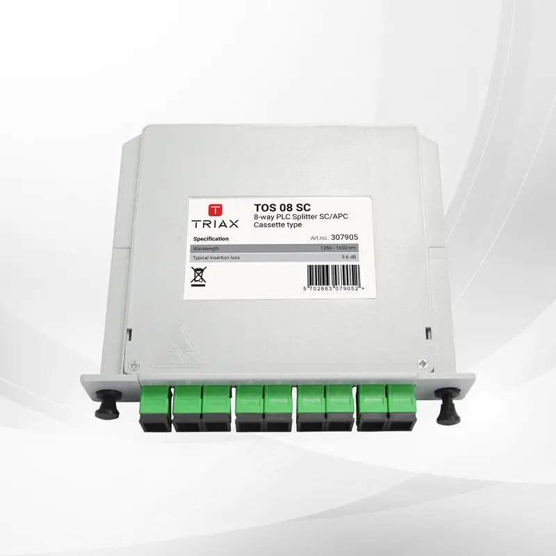 TRIAX TOS 08 SC 8-way PLC optical splitter