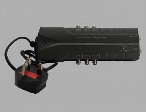 LTE 700, 6 Way Distribution Amp, 2 In 6 Out, Variable Gain 0-10dB, Line Powered