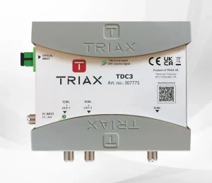 TRIAX TDC3 dSCR Optical Converter with Terrestrial