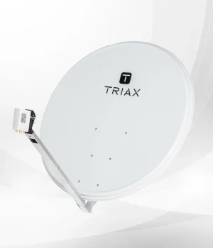 TRIAX TDS 100LG Satellite Dish – Single Box, RAL7035, Galv Steel