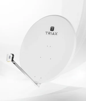 TRIAX TDS 115LG Satellite Dish – Single Box, RAL7035, Galv Steel