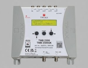 TMB 2500, Programmable Multiband Amp, 50+ Channel Processor, AGC, 1xFM 4xVHF(DAB)UHF