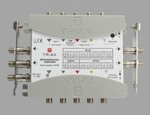 TdSCR 504 Multiswitch, 5 Inputs 4 Subscriber Outputs for Sky Q in MDU’s